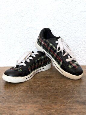 Plaid Size 8 Running Shoes | Tartan Sneakers